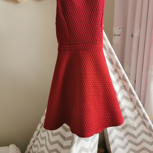 Sugar plum Christmas red dress 7t - Picture 3 of 8